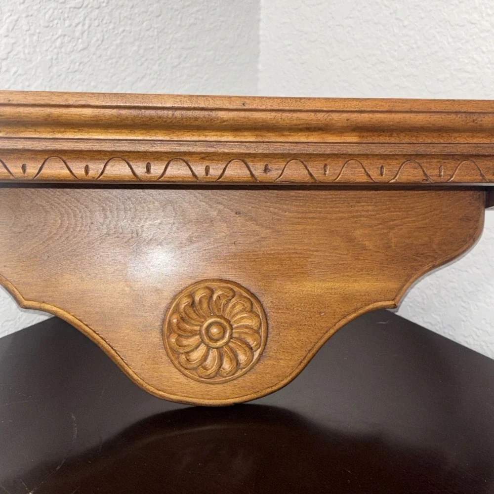 Ethan‎ Allen Vintage Wood Wall Shelf  18
